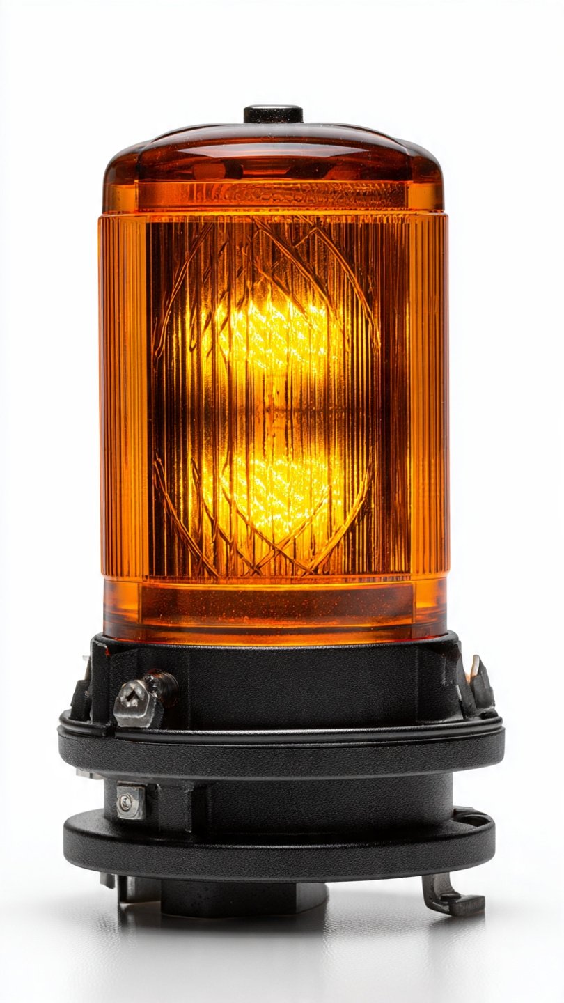 Torreta Giratoria LED 12V Color Ámbar